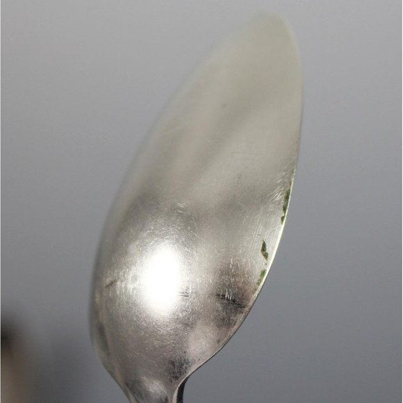 National Silver Co DORIC Silverplate 7 Pcs - Iced Tea Spoons & Dessert Fork - Picture 6 of 7